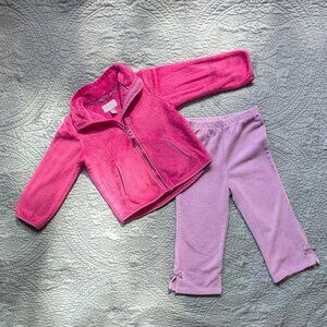 The Children's Place Pink Jacket & Purple Pants 2T / 24m